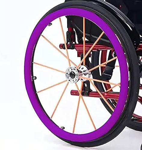 Miniatura 8 de CLSQLXYJZC Fundas de silicona para llantas de 2224 pulgadas, 1 par de fundas antideslizantes resistentes al desgaste, fundas para ruedas traseras