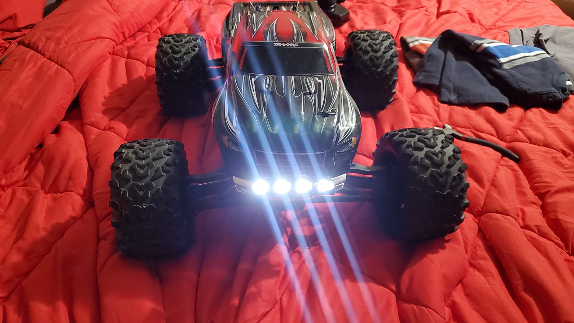 4/mo Finance HobbyPark RC Car Light Bar Kit 6 LEDs Body Shell Roof Lights for 1/10 RC Crawler