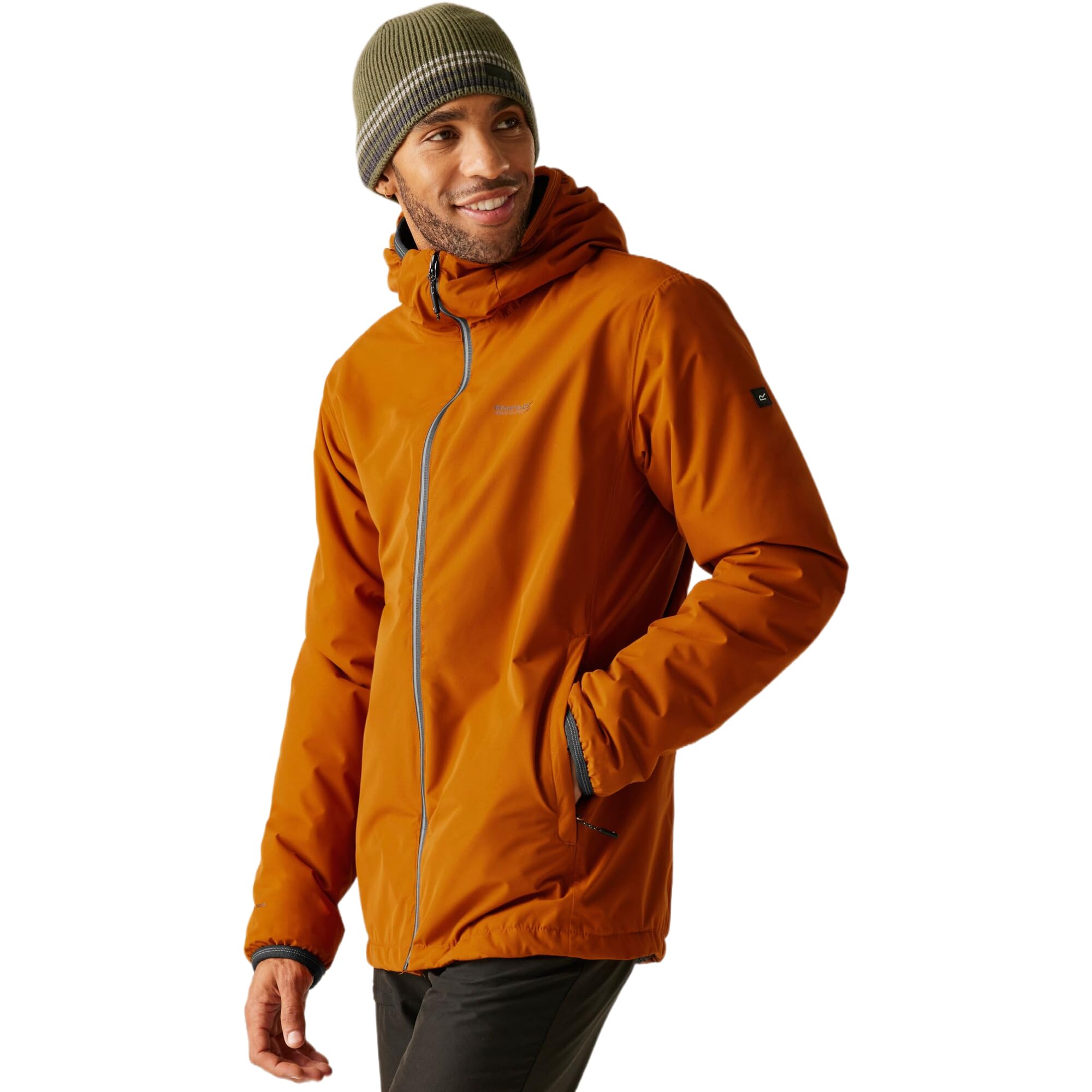 Regatta Men's Orange Waterproof Jacket Caspen
