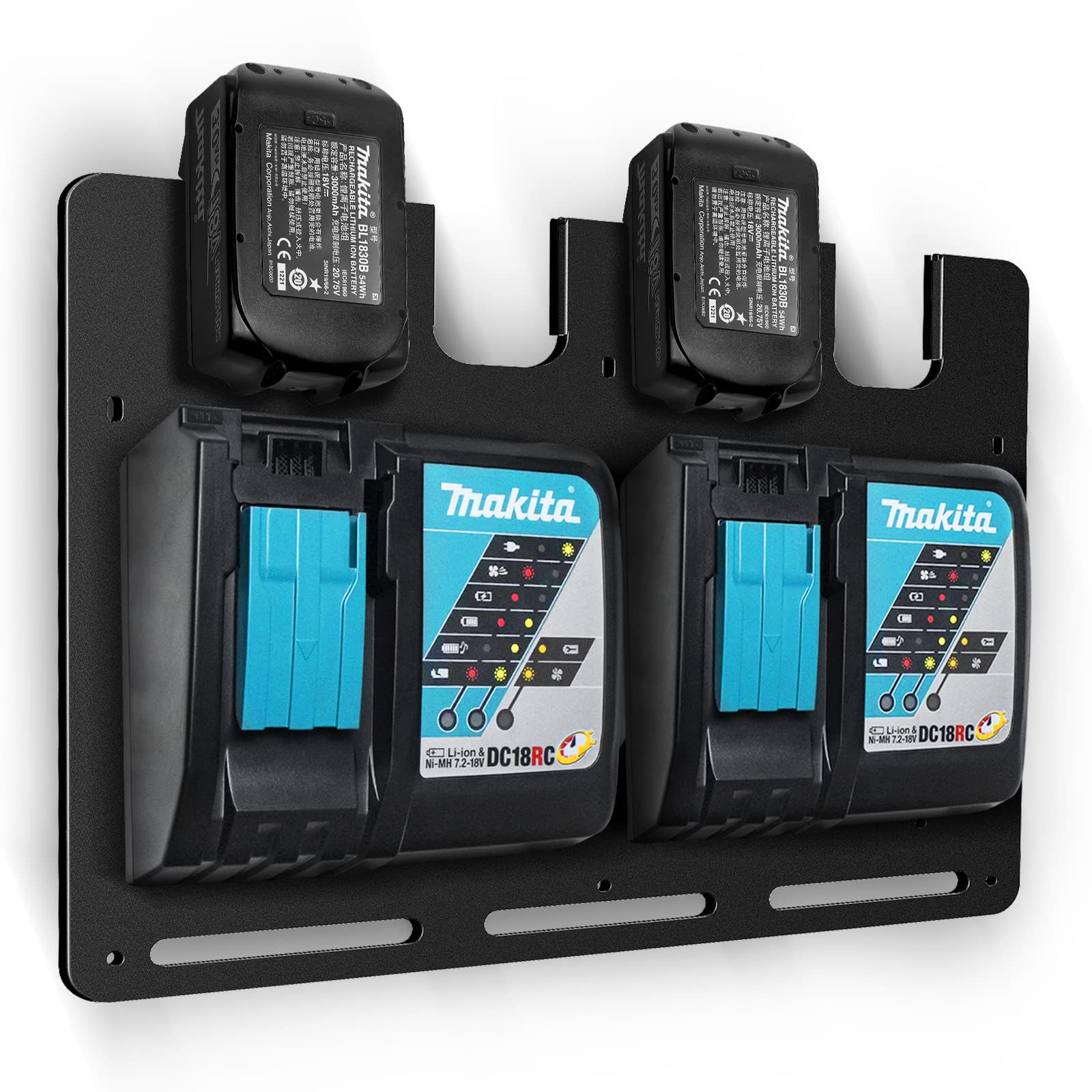 6 Supporti Per Batteria Makita 18V - Dock Holder Per BL1860, BL1850, BL1840 E Altri | QUPERR - Foto 5