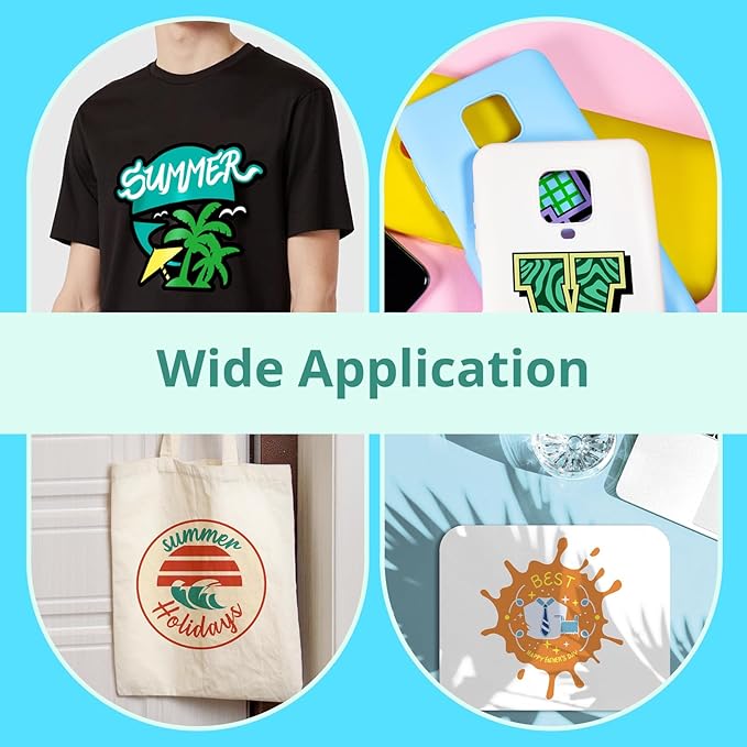 Prensa Térmica Automática HTVRONT 15x15 para Camisetas con Kit Sublimación miniatura 9