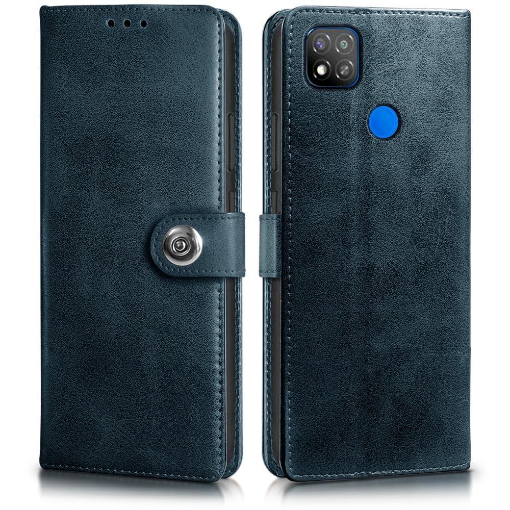 Redmi 9 Flip Cover - Shockproof Wallet Case -10