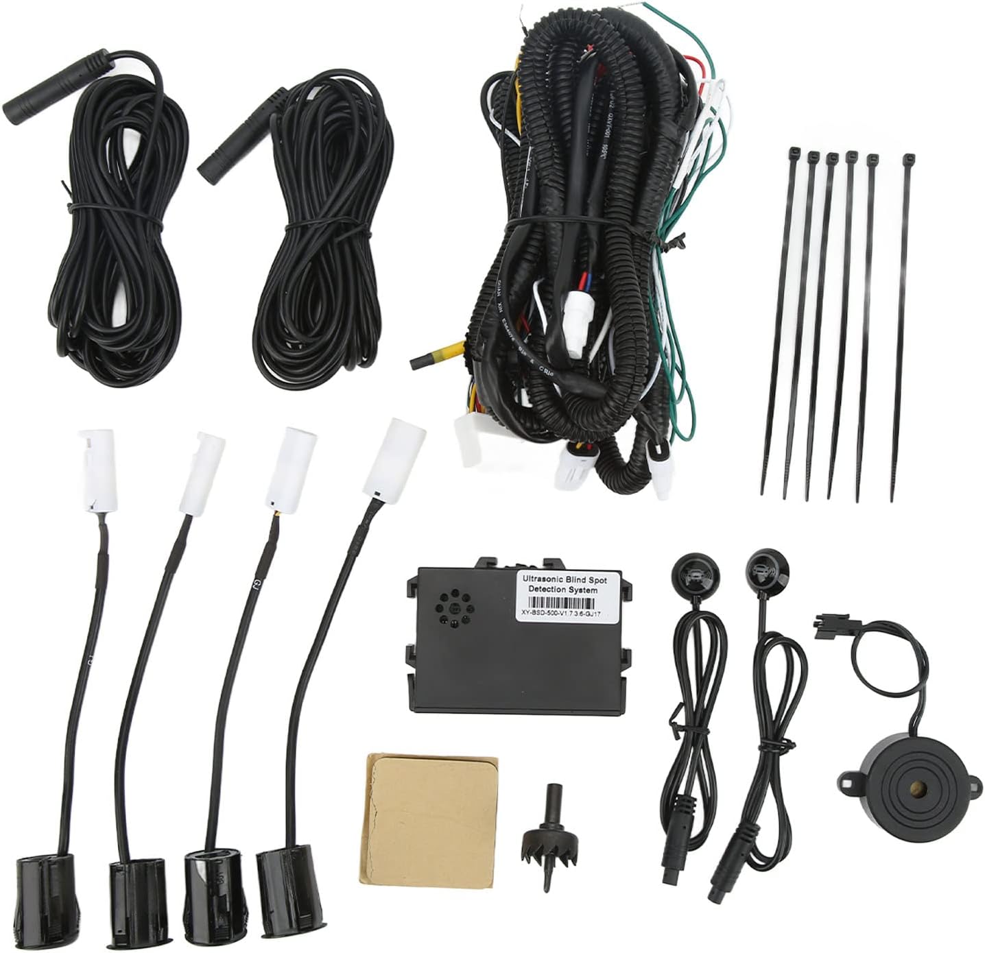 Car Blind Spot Detection System 0-5m Reversing System 0-120cm Detection Monitoring Lane Change Assist IP67 Parking System for Vehicle