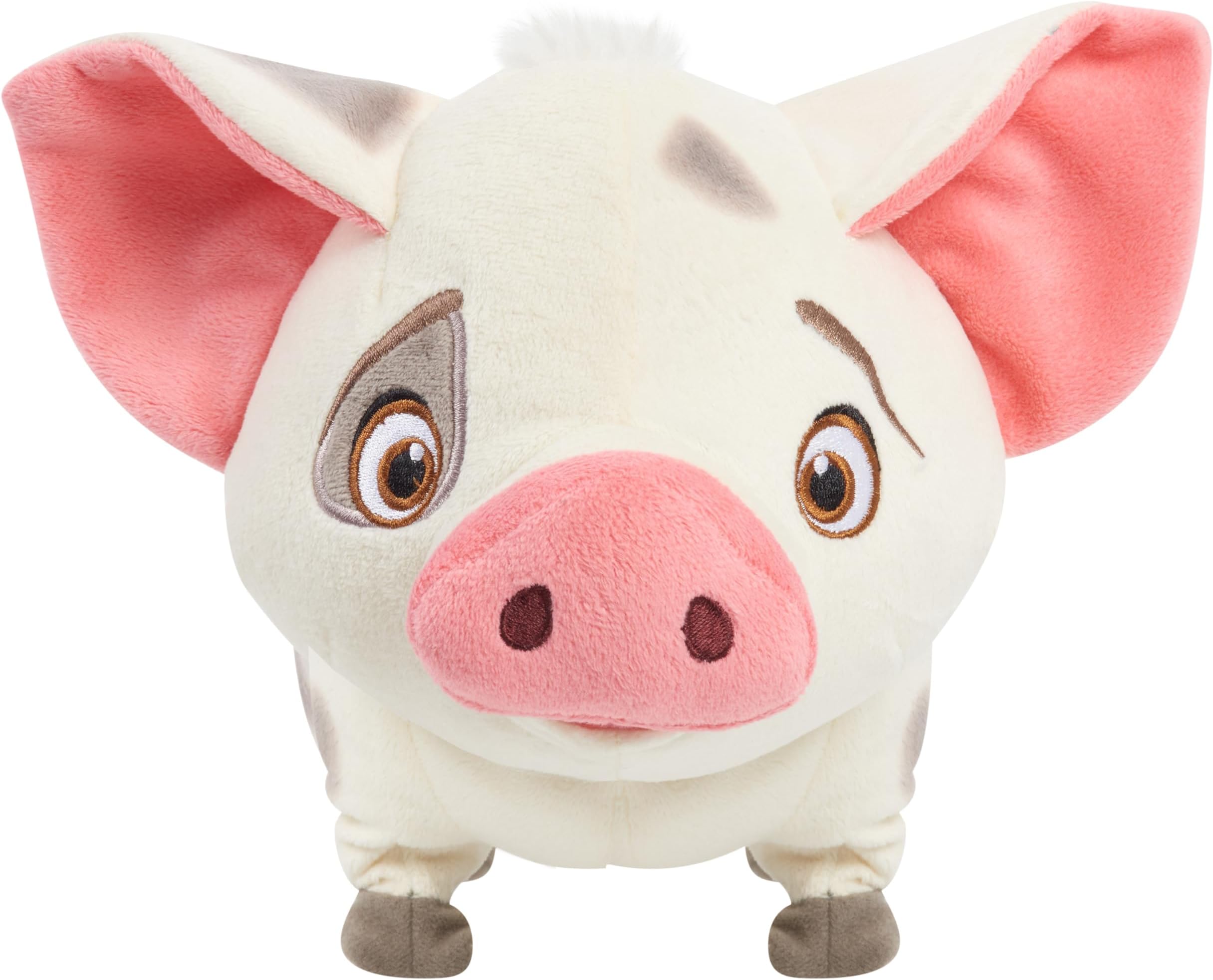 Disney Princess Walk & Snort Pua Feature Plush, Sounds and Movement Stuffed Animal, Pig, by Just Play 8 inches