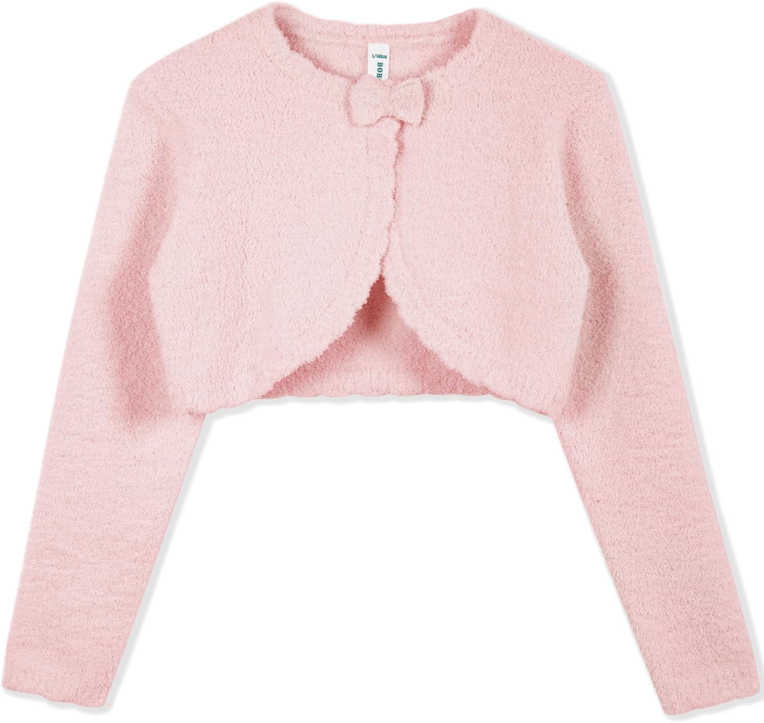 BOBOYOYO Long Sleeve Girls Shrug Knit Girls Cardigan Childrens Bolero Dress Sweater Toddler Shawl Cover Up for 3-12Y