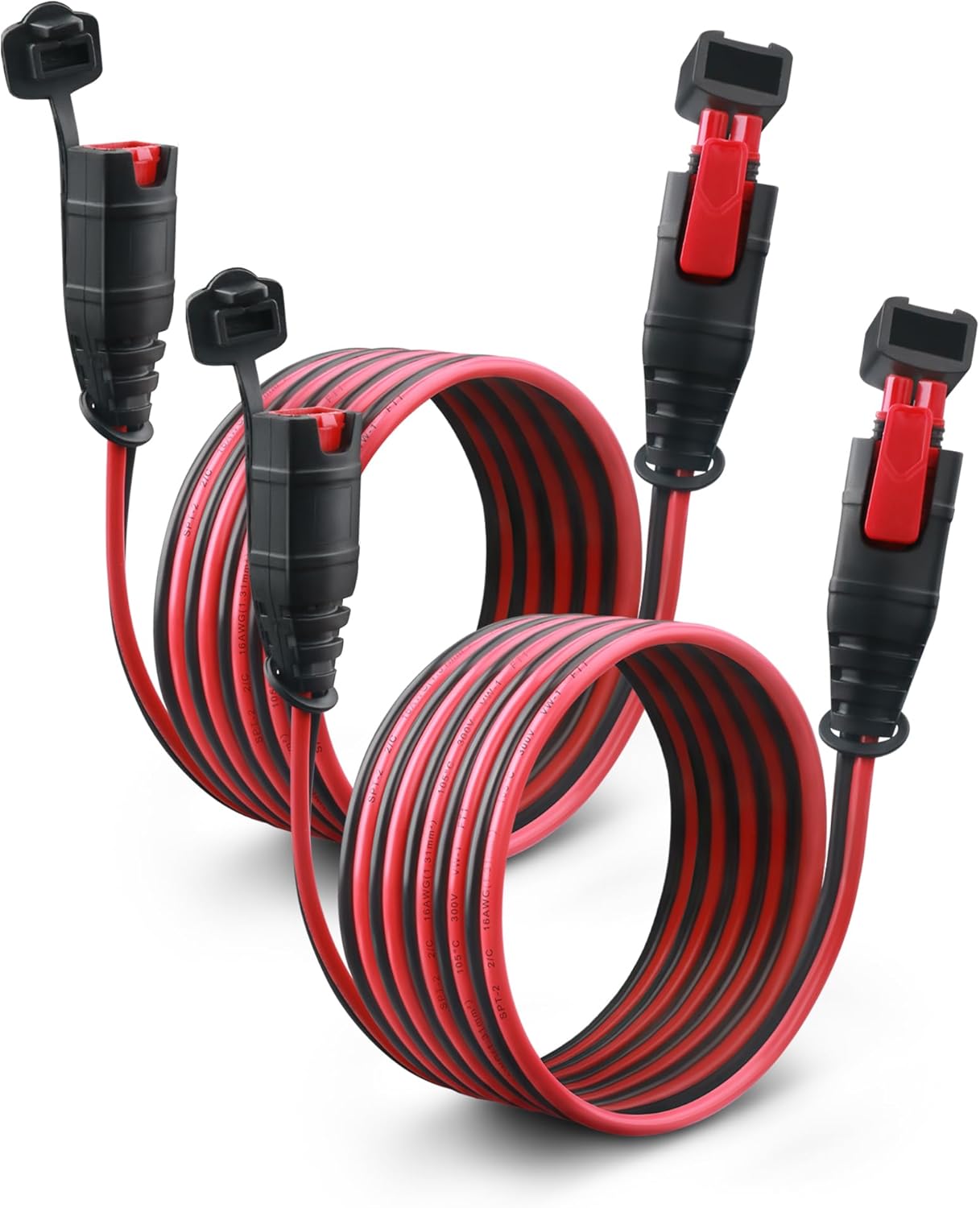 2-Pack 10FT GC004 Extension Cable 16AWG Compatible with NOCO Genius Smart Battery Chargers, X-Connect Connector Accessory for GENIUS1 GENIUS2 G750 G1100 G3500