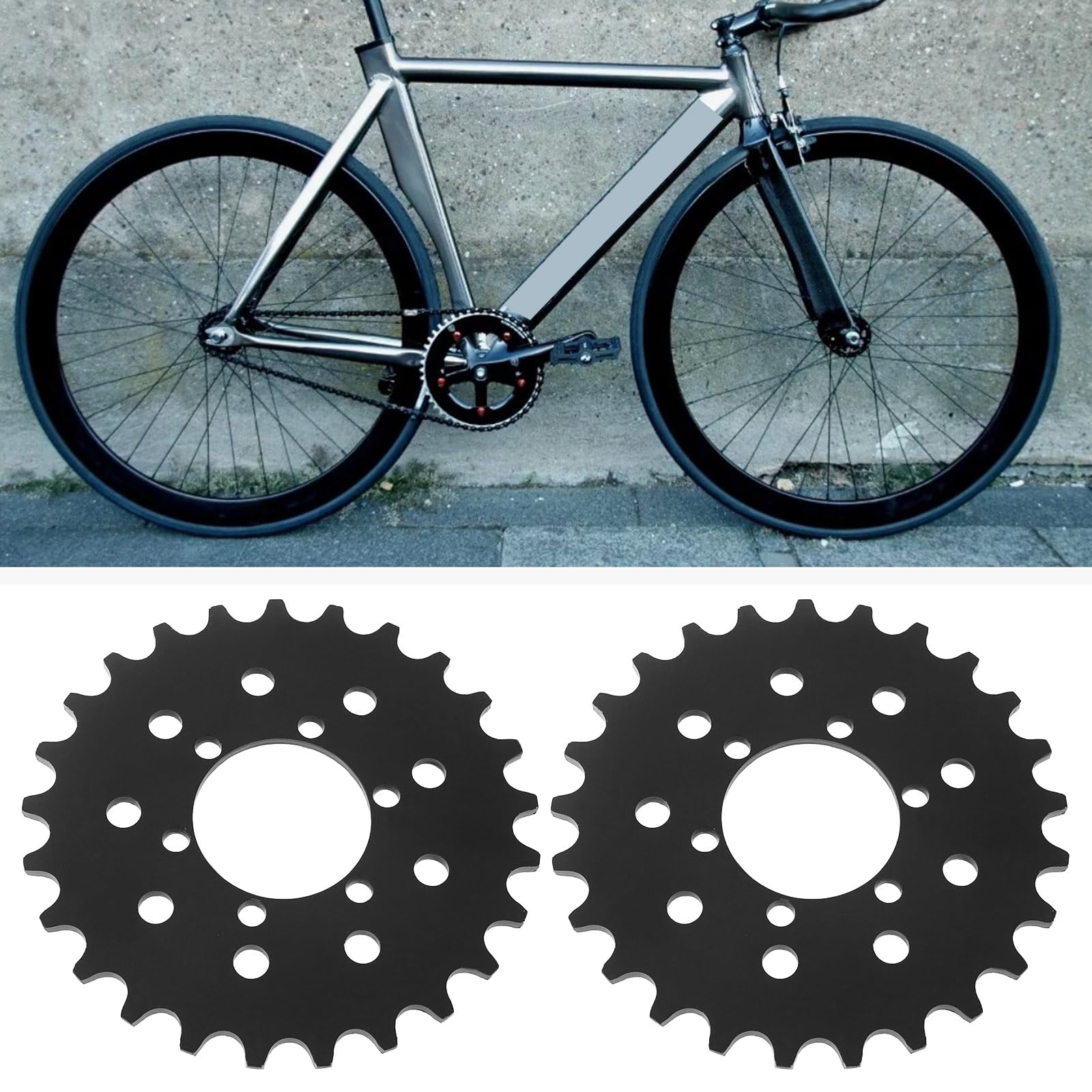 hashtag mountainbike Geekay 29T Single Speed Cycle with Dual disc Brakes Color:Matte Black w/ Prizm Sage Gold DJI v2 Goggle Betaflight Bremssystem_Rücktrittbremse