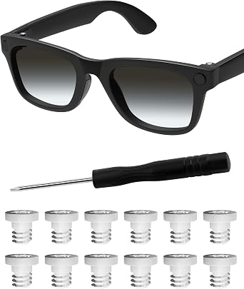 Mryok Screwdriver & Screws Kit for Ray-Ban Meta Wayfarer/Skyler/Headliner Gen 1 Gen 2 & Oakley Meta HSTN Smart AI Glasses