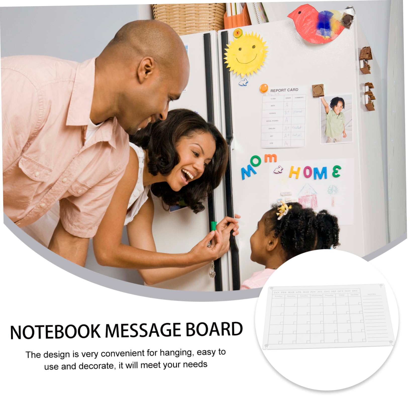 Lurrose 4 Stück Trocken Abwischbare Acryltafel Trocken Abwischbarer Kalender Aus Acryl Trocken Abwischbarer Tafelkalender Magnetischer, Trocken Abwischbarer Kalender Magnetischer Kalender
