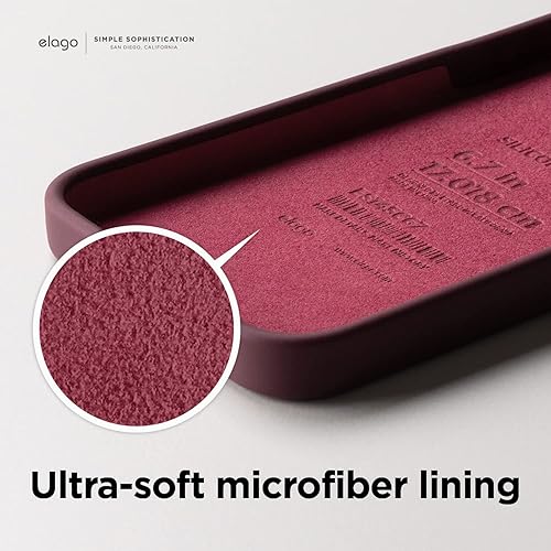 Miniatura 7 de elago Compatible con iPhone 14, funda de silicona líquida, funda protectora de cuerpo completo, a prueba de golpes, funda delgada para teléfono,