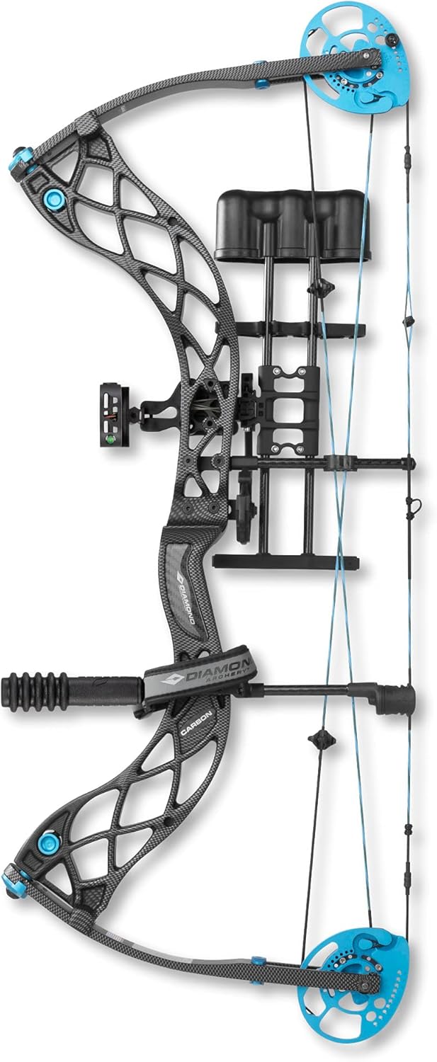 Diamond Archery Carbon Knockout Compound Bow - 60 lbs, Left Hand