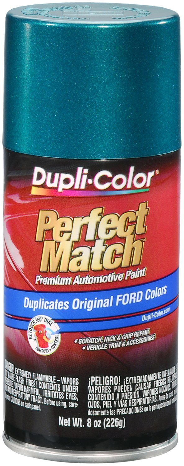 Dupli-Color BFM0345-6 PK Pacific Green Metallic Ford Exact-Match Automotive Paint - 8 oz. Aerosol (Pack of 6)