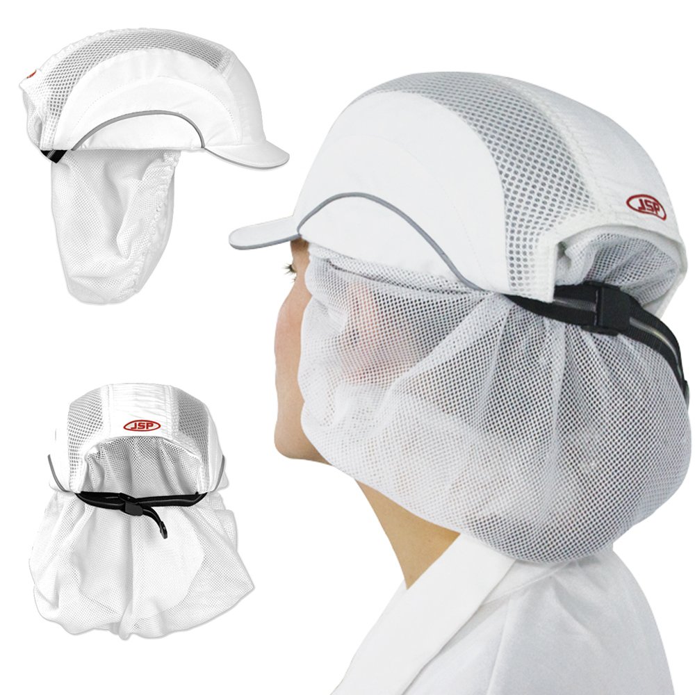 Gorra Alimentación Seguridad - Micro Visera 3 cm - Norma: EN 812 - Color: Blanco