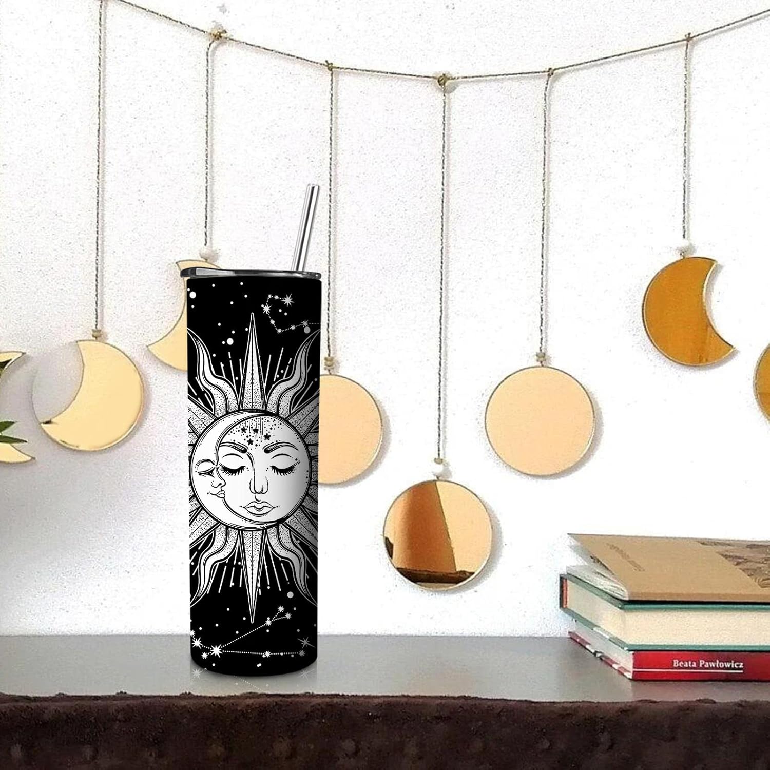 Sunmdecor Sea Turtle Coffee Mug, 20oz Tumbler with Lid and Straw - Double Wall Insulation Stainless Steel Cups For Hot or Cold Beverages, Perfect For Travel, Office, and Christmas Gifts - Image 4