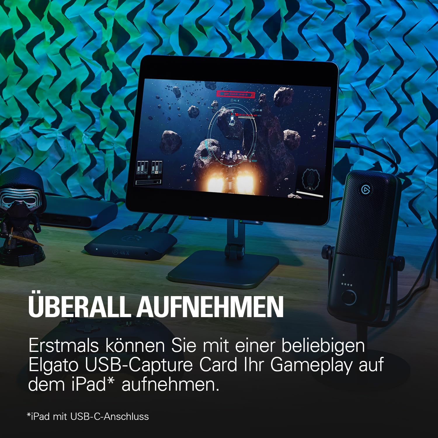 Elgato 4K X - Capture bis zu 4K144 mit Ultra-Low Latency, PS5/Pro, Xbox Series X|S, Nintendo Switch 2, OBS und vieles mehr, HDMI 2.1, VRR, HDR10, USB 3.2 Gen 2, für Streaming & Recording, PC|Mac|iPad