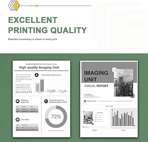 Miniatura 4 de Unidad de imagen negra 55B0ZA0 (paquete de 1) Reemplazo de unidad de imagen compatible 55B0ZA0 para Lexmark MS331 MS331dn MS431dn MX331adn MX431adn