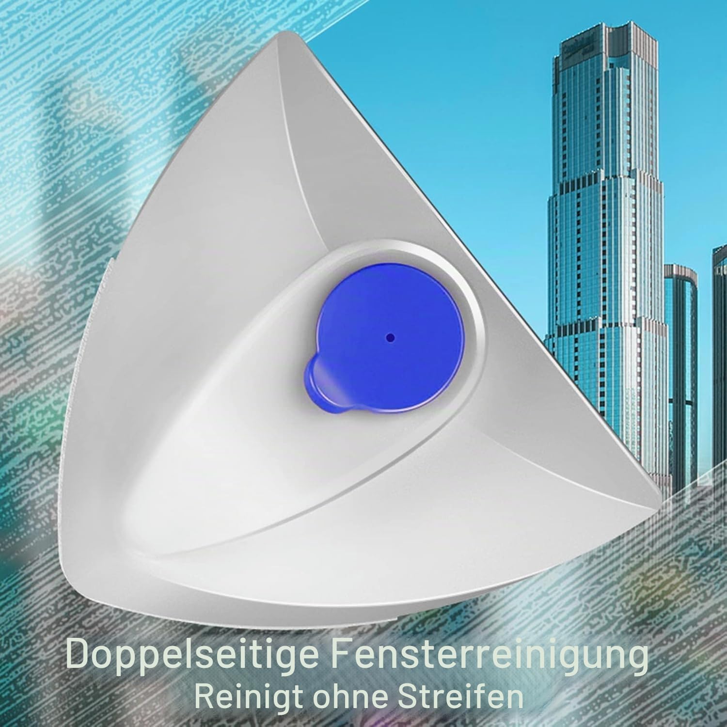 Doppelseitiger magnetischer Fensterreiniger Magnet Glasreiniger für Fenster mit Einer Dicke von 3-8 mm, reinigt innen und außen