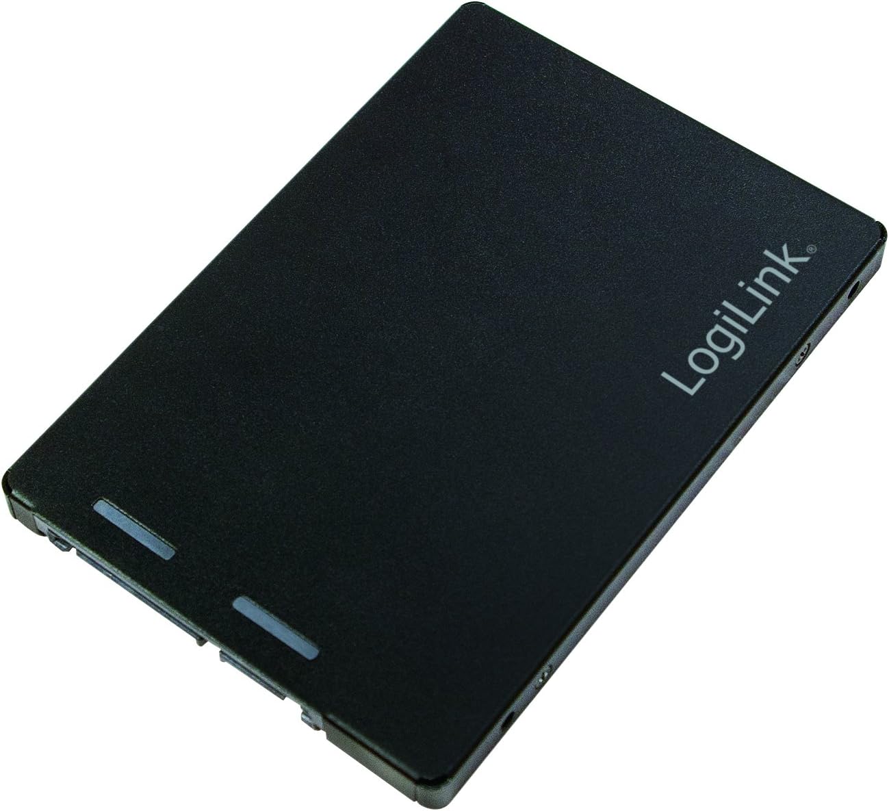Logilink AD0019 M.2 (NGFF S-ATA III) to SATA Adapter (2.5 SSD) B + M Key Black