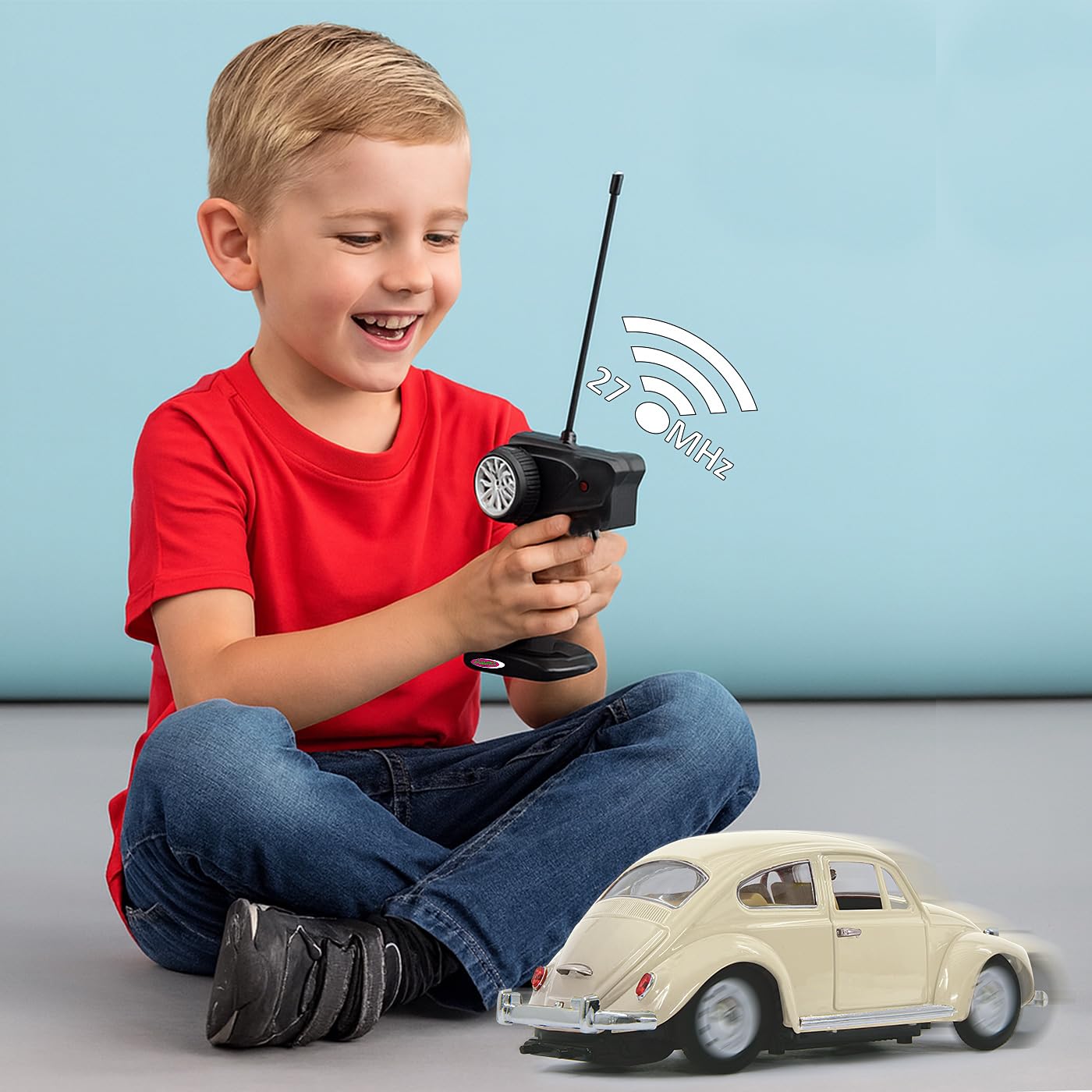 Jamara, RC VW Beetle, 1:18 RC odlew ciśnieniowy
