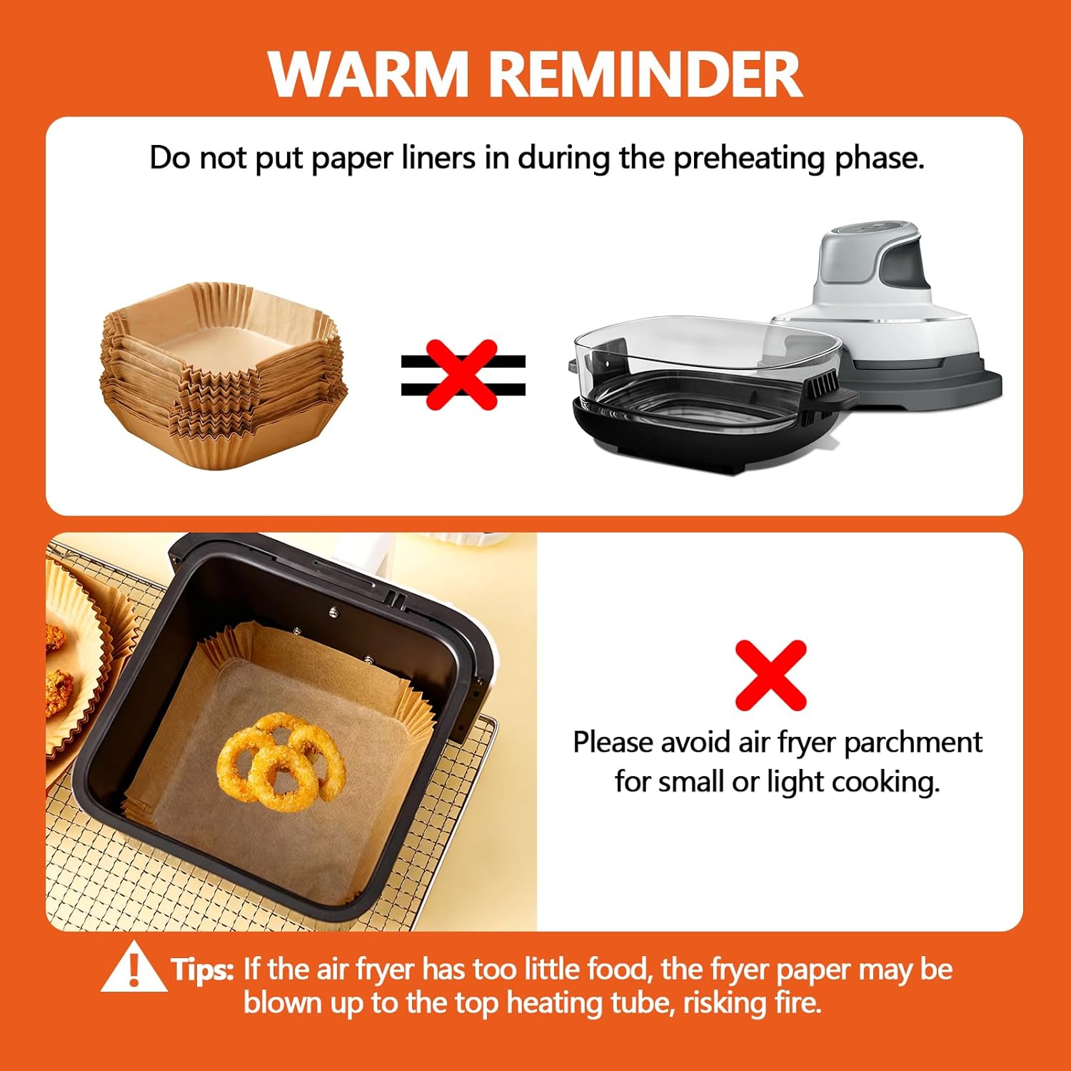 UBeesize Parchment Liners for Ninja Crispi Air Fryer, Disposable 250 (125+125) PCS Ninja Crispi Accessories for Ninja Crispi 4-in-1 Portable Glass, Non-Stick Unbleached Paper Liners