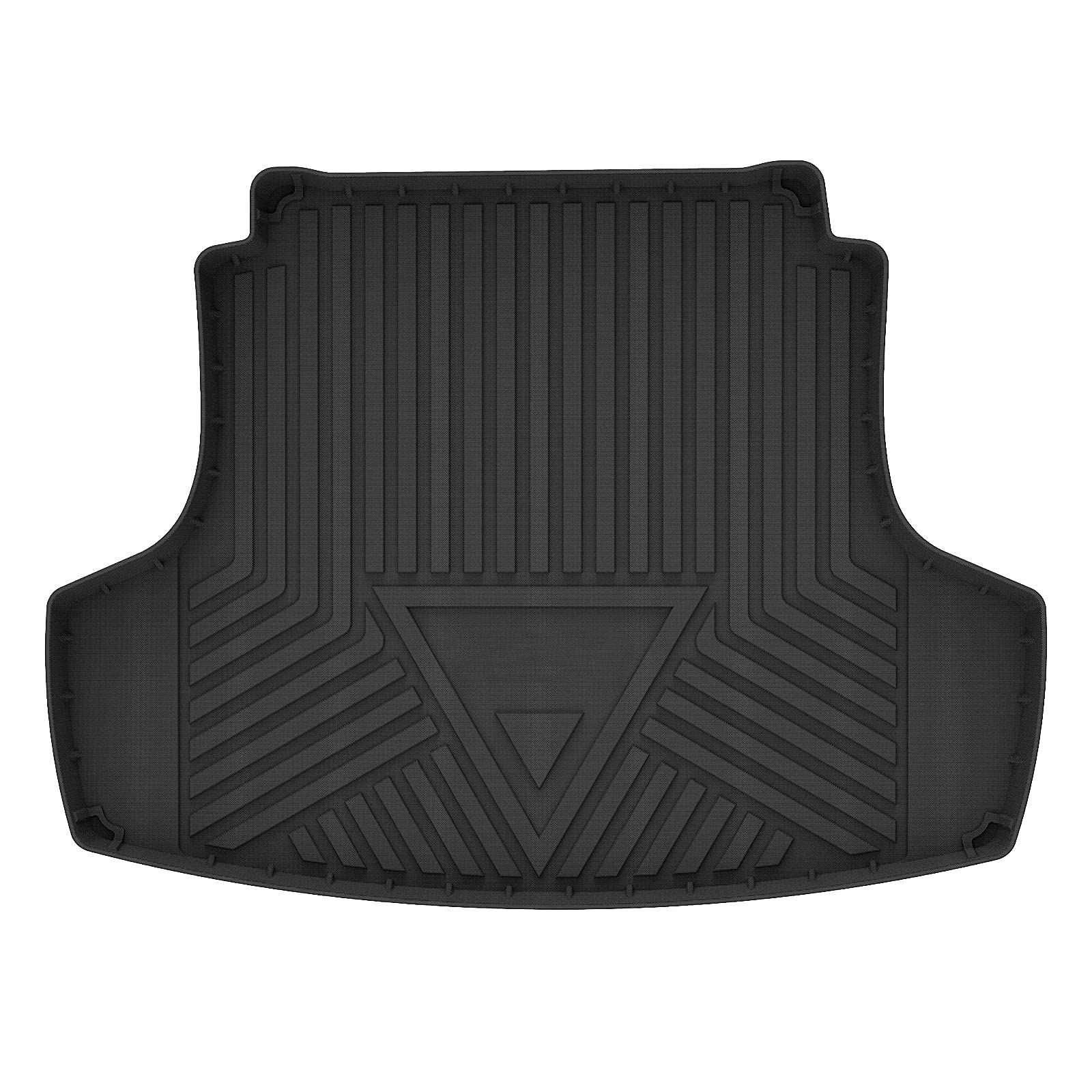 Photo 1 of T TGBROS Custom Fit for Cargo Mat 2020-2022 Hyundai Sonata All Weather Cargo Liner Floor Mat Black Rear Trunk Liner Non-Slip TPO Odourless