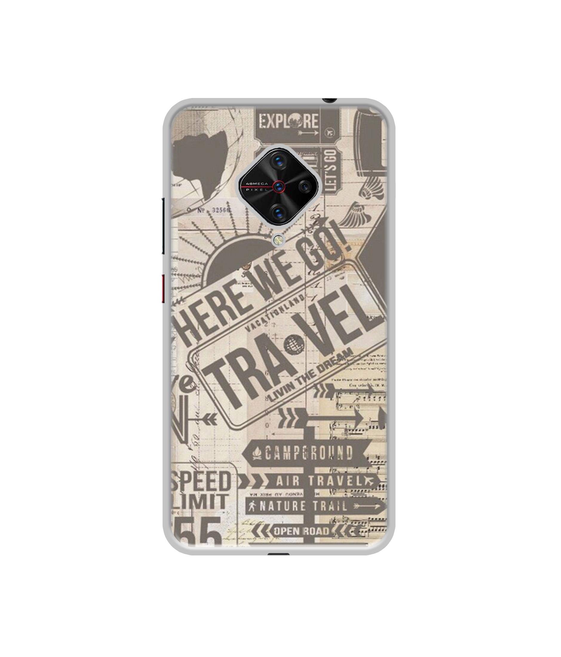 Casotec Travel Design Printed Silicon Soft TPU Back Case Cover for Vivo S1 Pro (B083Y1PBCR) Amazon Price History, Amazon Price Tracker