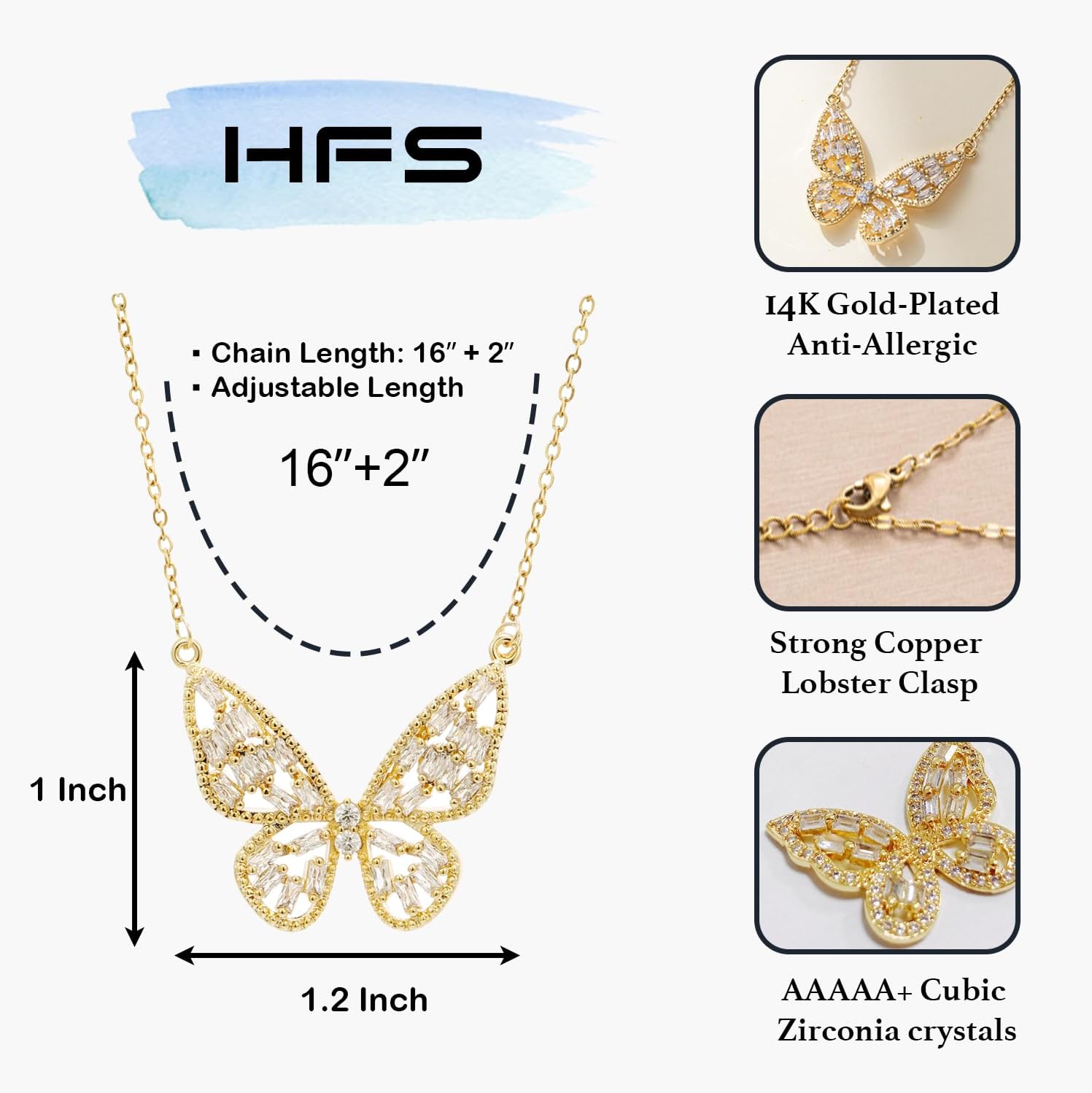 Exquisite Butterfly Necklace for women - Image 2