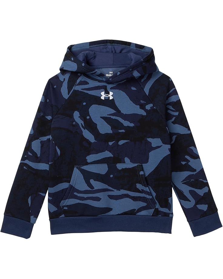 Under Armour Kids Rival Fleece Printed Hoodie (Big Kids) - Main View