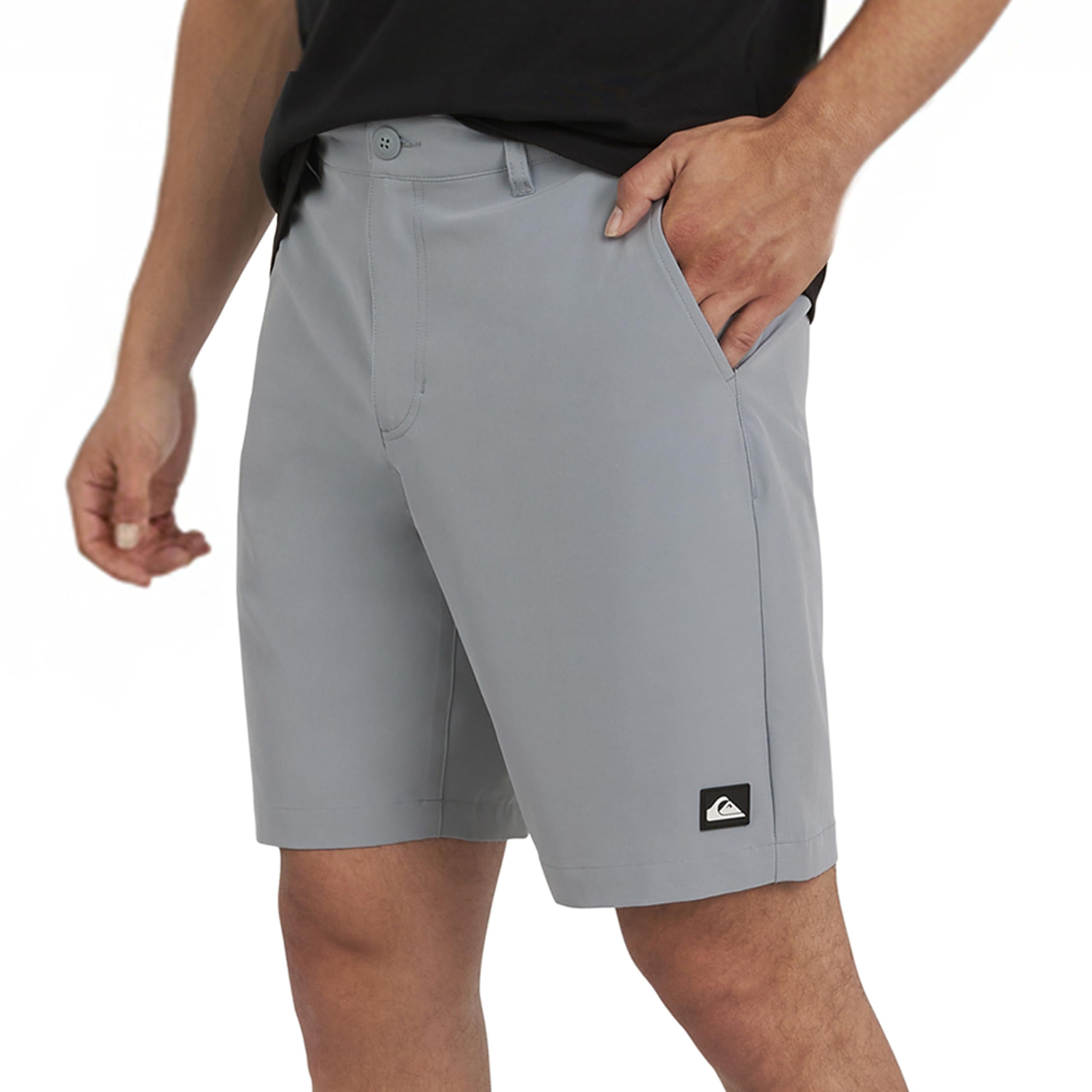 Quiksilver Men's Regular Fit Fixed Waist Water Friendly Active Hybrid Shorts