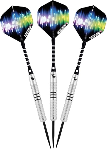 Vista 6 de Elkadart Ultra Sonic 80% tungsteno punta de acero dardos con almacenamiento/estuche de viaje