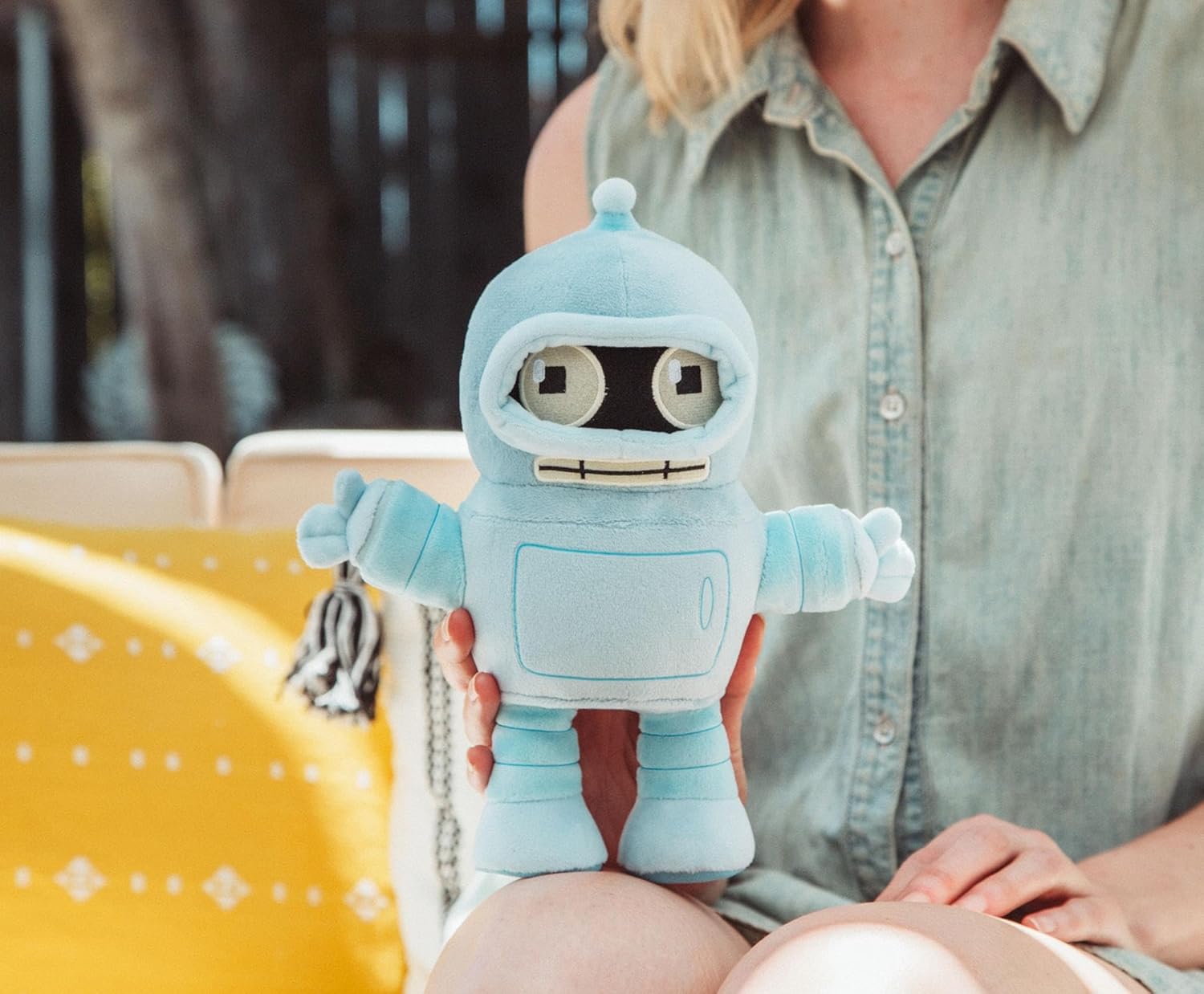 Futurama Bender 8-Inch Chibi Collector Plush Toy | Huggable Soft Stuffed Animal for Cuddling