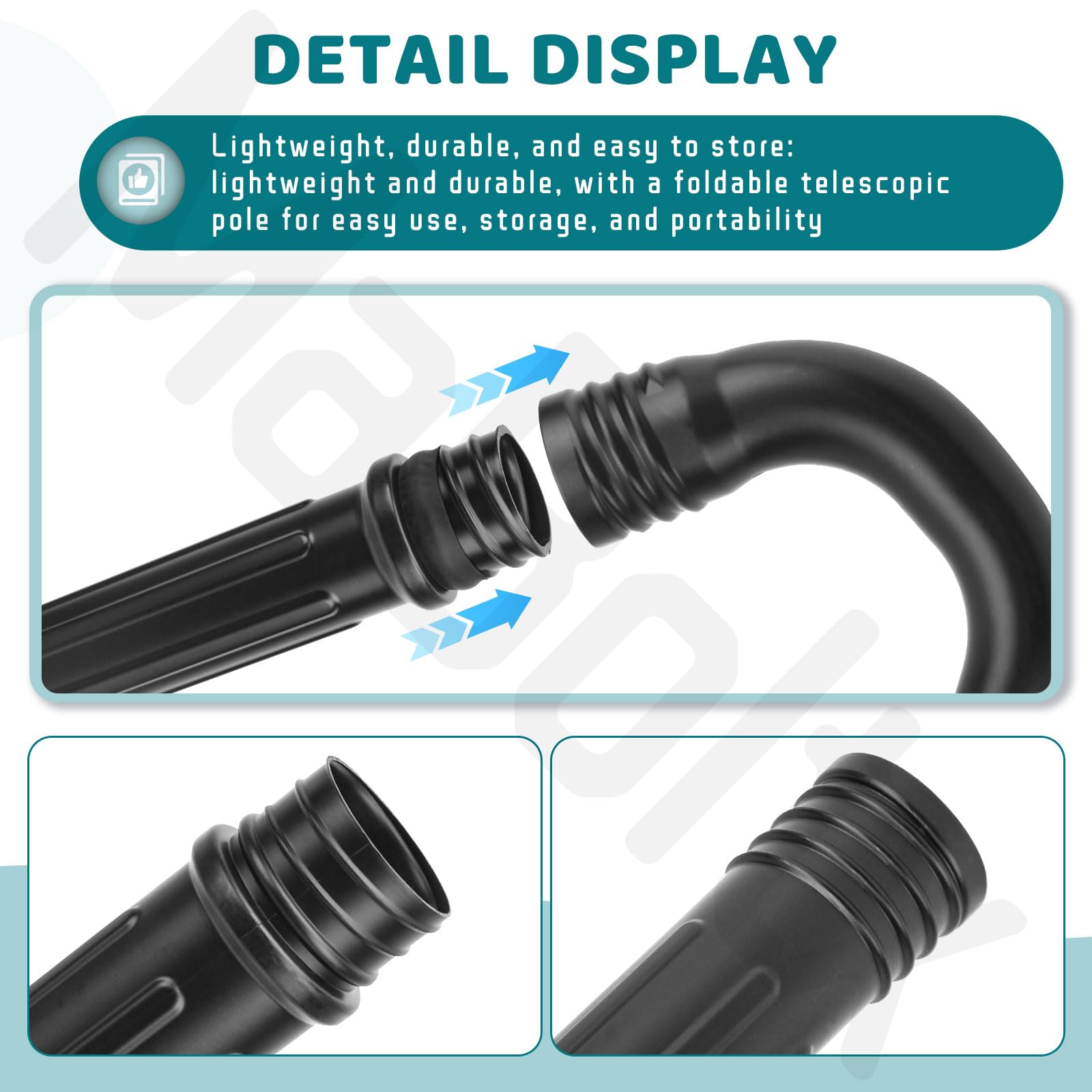 Kit de accesorios de limpieza de canalones - Reemplaza AGC1000, compatible con sopladores de hojas EGO LB5300, LB5750, LB5800, LB6150, LB6500, LB6700 y LB7650