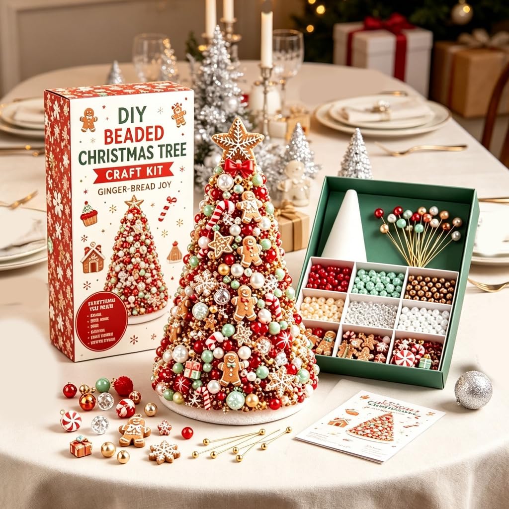 Juego de árbol de Navidad Press-Together para actividades familiares de manualidades