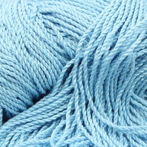 Zeekio Cuerdas de yoyó - Poliéster - Cuerda normal T6 YoYo - Paquete de 10 unidades azul claro