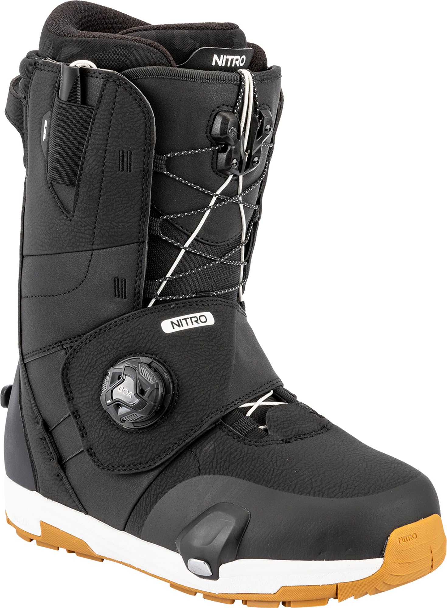 Amazon.com: Nitro Venture TLS Step On Men's Snowboard Boots, Black
