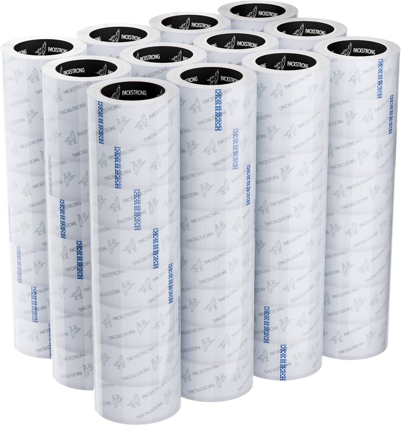 Packstrong Industrial Grade Clear Packing Tape, 84 Rolls