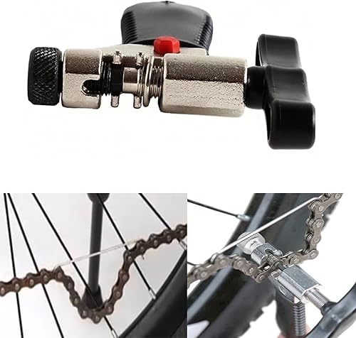 Miniatura 2 de Kit de herramientas de reparación y mantenimiento de cadena de bicicleta alicates de eslabones de bicicleta + herramienta divisora de cadena +