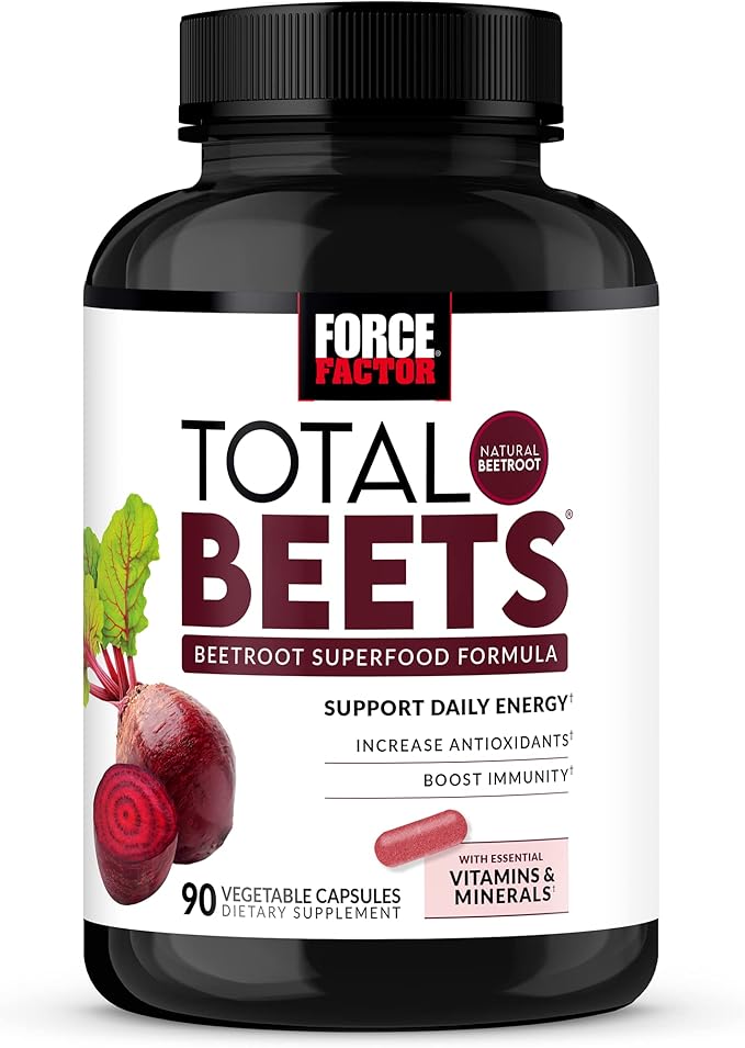 Force Factor Total Beets Beetroot Superfood Formula with