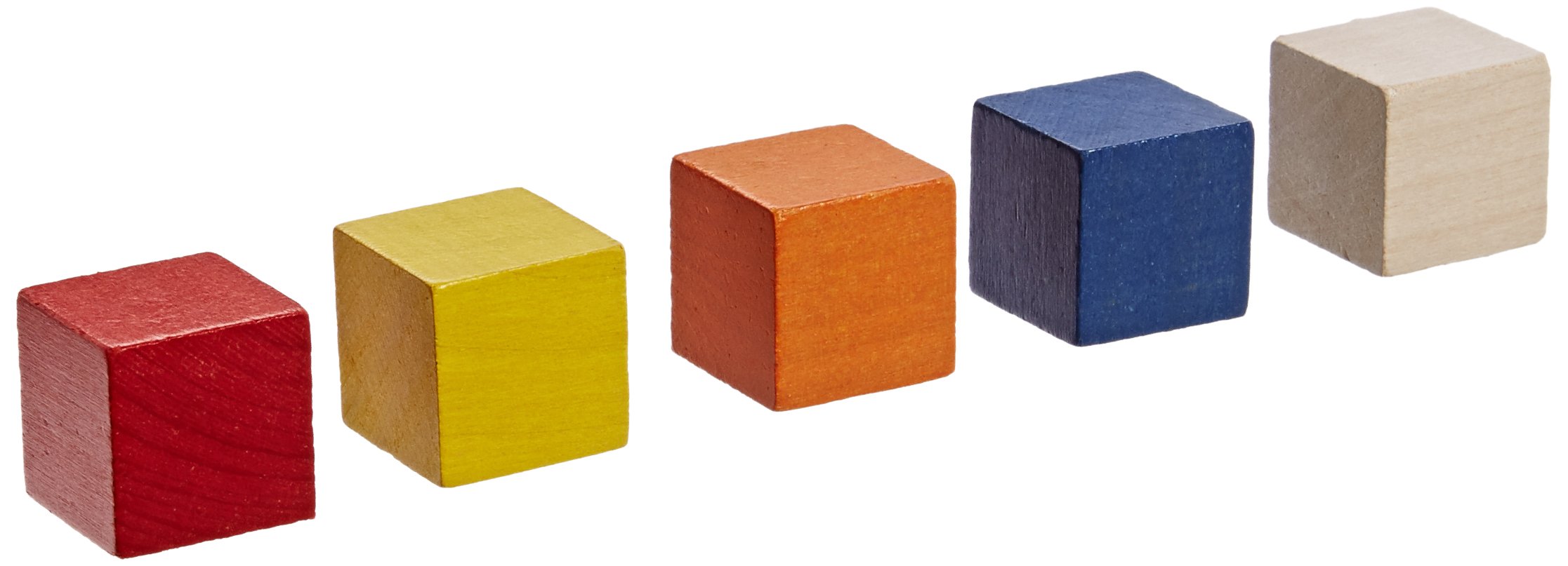School SpecialtyEdx Education Wooden Color Cubes, 1 Inch, Set of 102