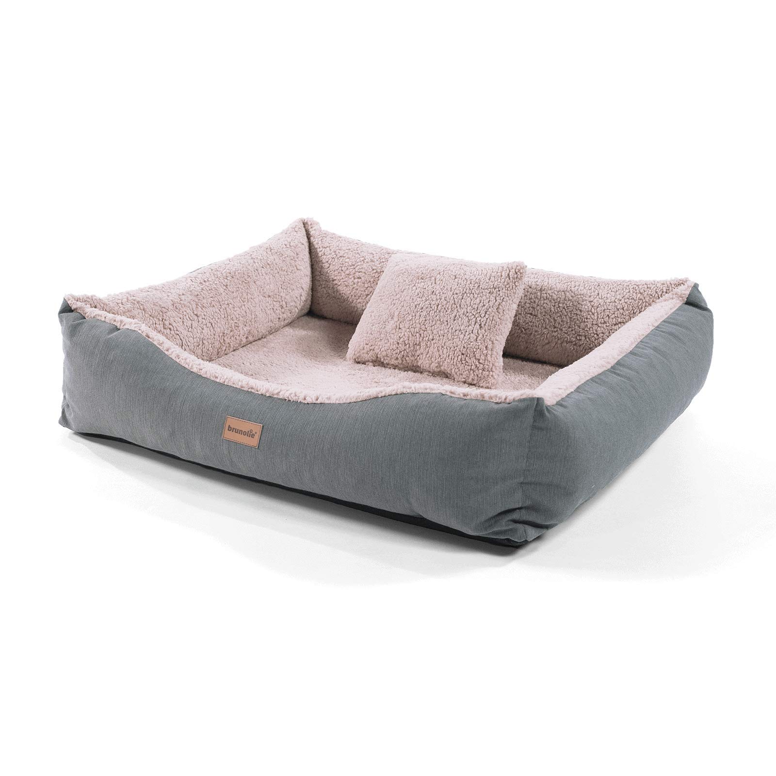 Wechselbezug Ersatzbezug für Emma,waschbar, hygienisch und rutschfest, Braun, Größe M, Beige
