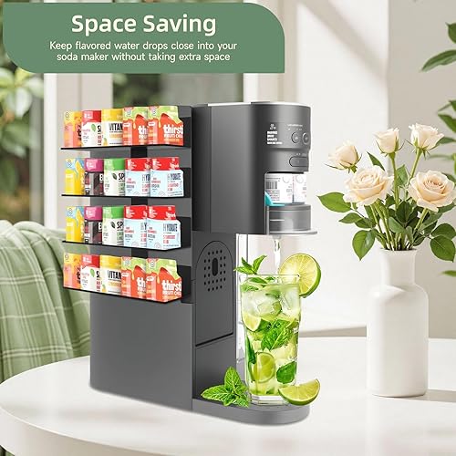 Miniatura 6 de Soporte para cápsulas de sabor para Ninja Thirsti WC1001 para máquina de refrescos, estante de almacenamiento de 20 capacidades para cápsulas de