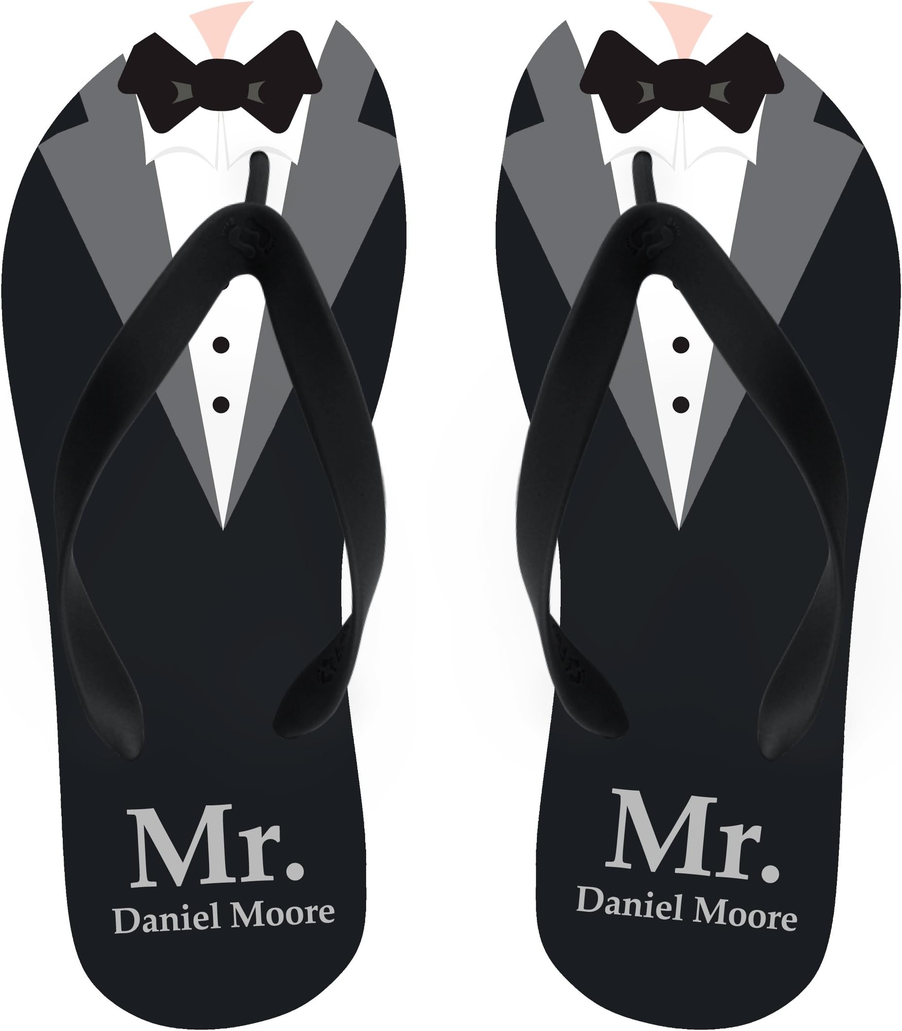 FlipSidezMR. Name Groom Flip Flops Personalize Yours!