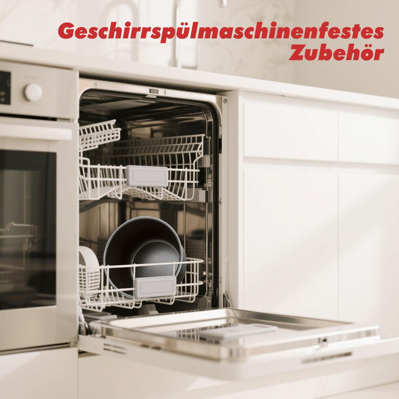 Aigostar Panda - 7-in-1 Schnellkochtopf, 5,5 L Multikocher Pressure Cooker, 14 Automatik-Programme, LED-Panel, Druckeinstellungen, Timer und Warmfunktion, Antihaftbeschichteter, 1000 W