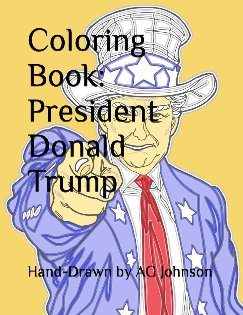 Coloring Book: President Donald Trump
