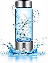 Hydrogen Water Bottle Generator - Easy to use Portable Hydrogen Water Machine - Water Ionizer - Hydrogenated Water, Hydro Water Bottle - Platinum Titanium Electrolysis Sheet - Improve Cellular Health