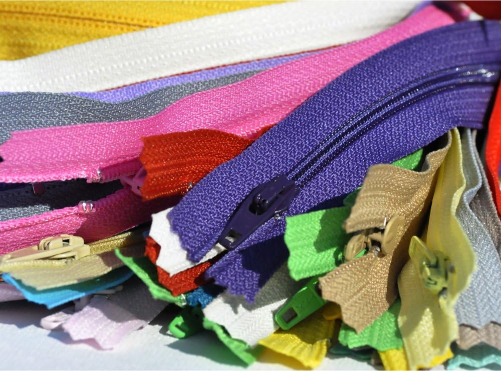 YKK® 9 Inch YKK Zippers #3 Skirt & Dress Assortment of Colors (100 Zippers/Pack)