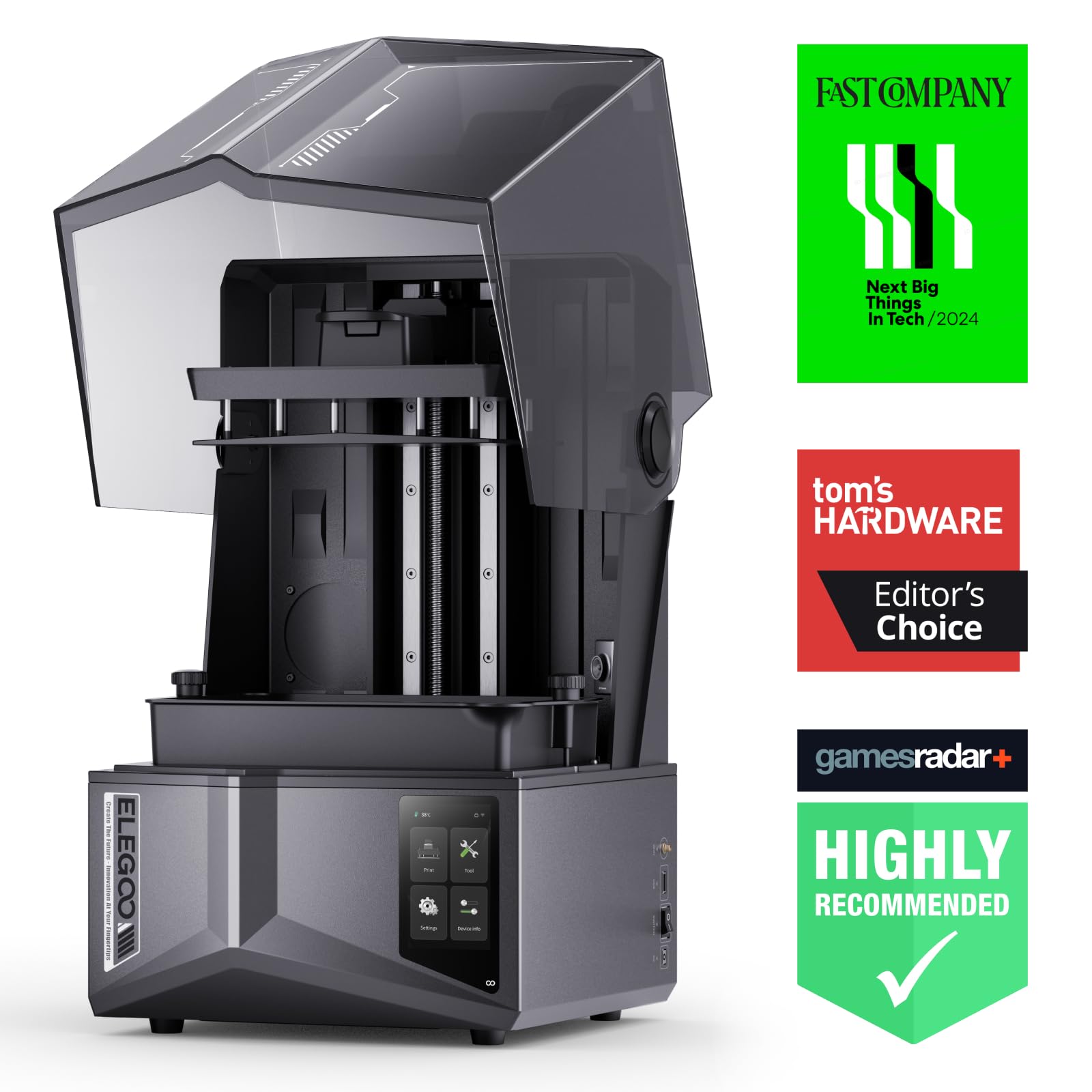 ELEGOO Saturn 4 Ultra 12K Resin 3D Printer, with Smart Automatic  