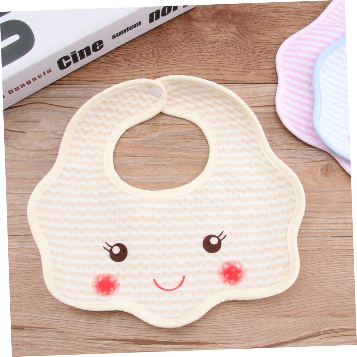 ibasenice 15piezas Baberos Impermeables Para Bebés De Algodón Diseño De Dibujos Animados Ajustables y Fáciles De Usar Perfectos Para Mantener Tu Niño Niña Limpio y Seco Mezclados