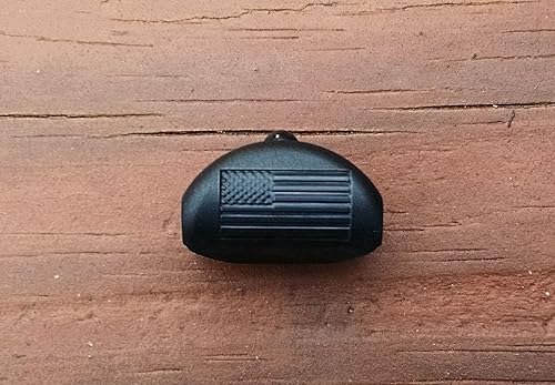 jp-6 Slug Plug grabado con bandera de EE. UU. Fits Gen 4 pistolas Glock Modelos 17,18,19,22,23,24,25,31,32,34,35 No Backstrap
