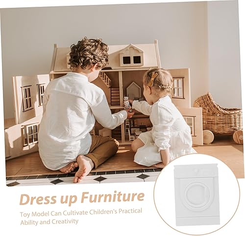 Miniatura 8 de BESPORTBLE Mini Washing Machine Model Furniture Electrical Appliance Washing Machine Miniature Washer Dryer Models Washing Machine for Mini Cloth